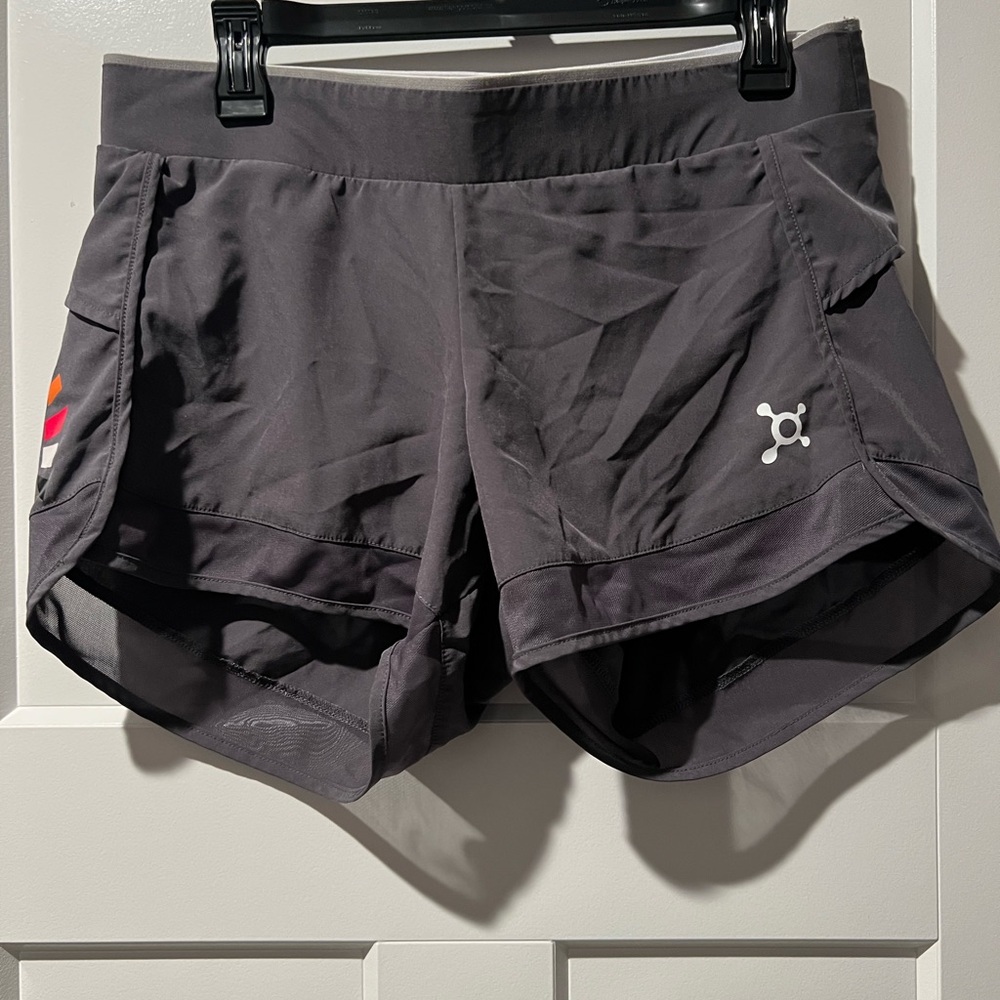 Orangetheory Women's Charcoal Athletic Shorts